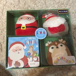 Christmas squishmallow set 2020 exclusive new with tags 4.5inch deer Santa gnome